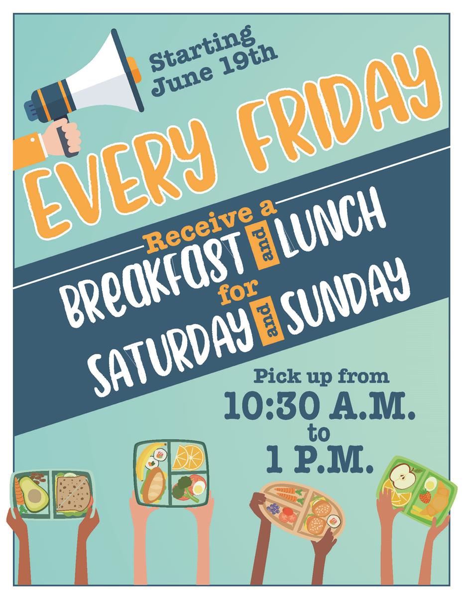 Meals weekend  